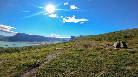 Zelt-Tour auf dem Kungsleden