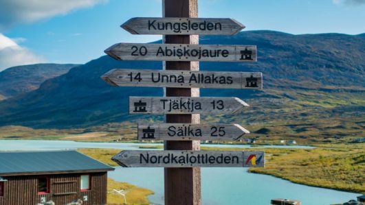 Wandern in den Indian Summer - Herbsttour auf dem Kungsleden