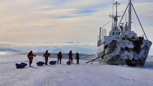 Ski-Tour auf Spitzbergen